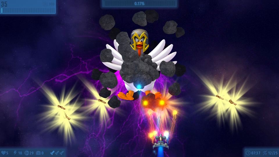 Chicken Invaders Universe 游戏画面