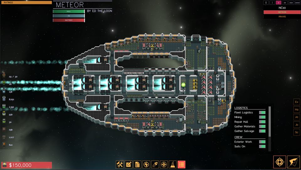 The Last Starship 游戏画面