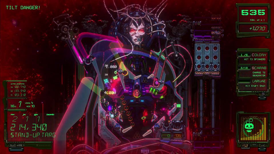 XENOTILT: HOSTILE PINBALL ACTION 游戏画面