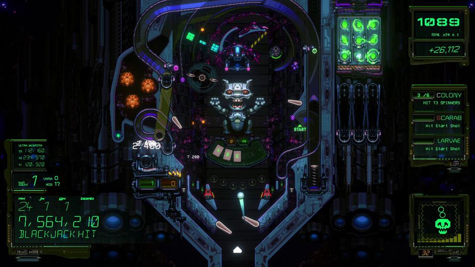 XENOTILT: HOSTILE PINBALL ACTION 游戏画面