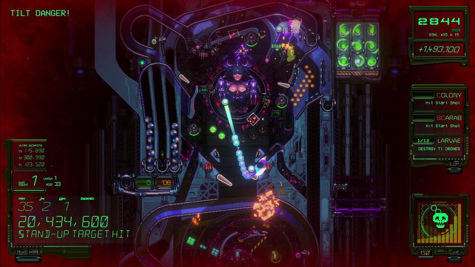 XENOTILT: HOSTILE PINBALL ACTION 游戏画面