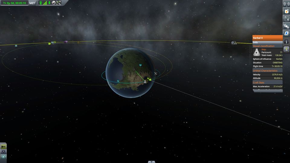 Kerbal Space Program 游戏画面