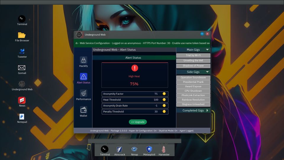 Anonymous Hacker Simulator: Prologue 游戏画面