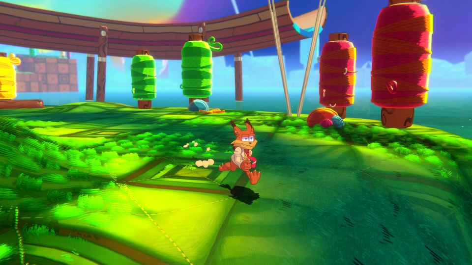 Bubsy 4D 游戏画面
