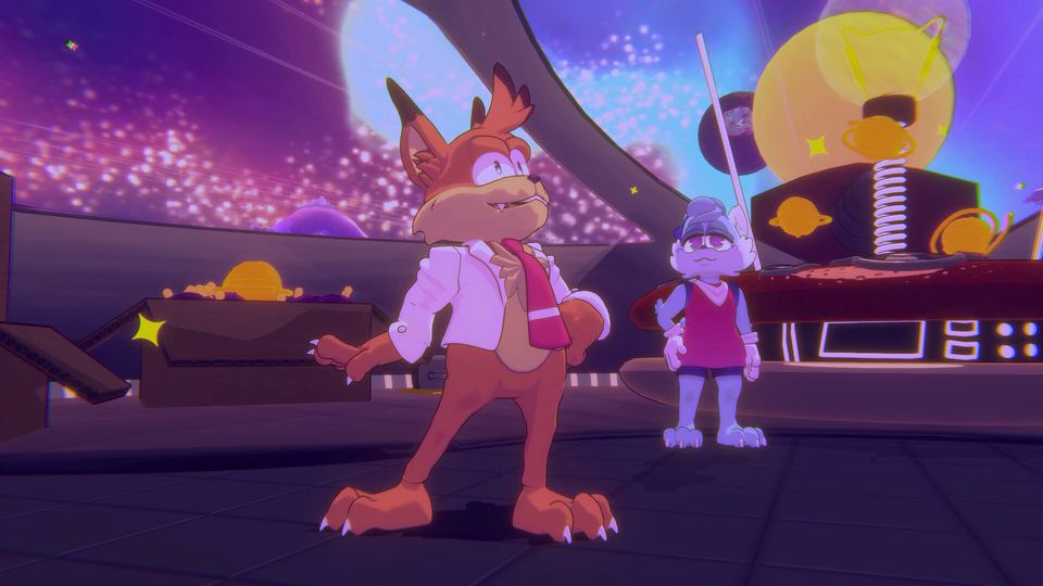 Bubsy 4D 游戏画面