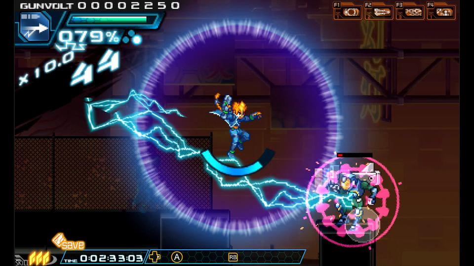 Azure Striker Gunvolt 游戏画面
