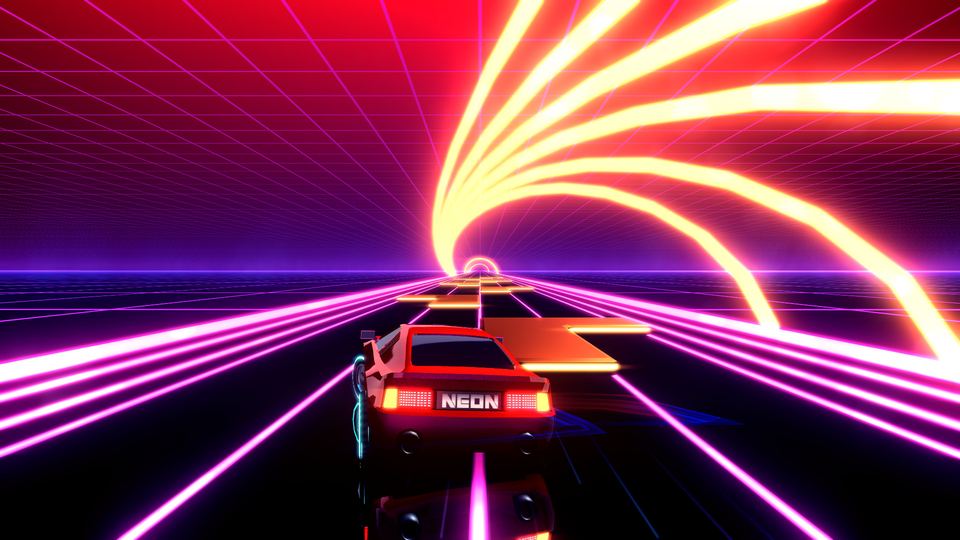Neon Drive 游戏画面