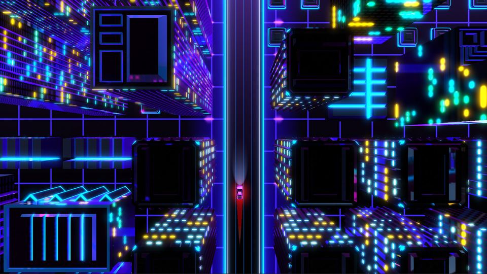 Neon Drive 游戏画面