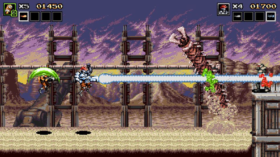 Blazing Chrome 游戏画面