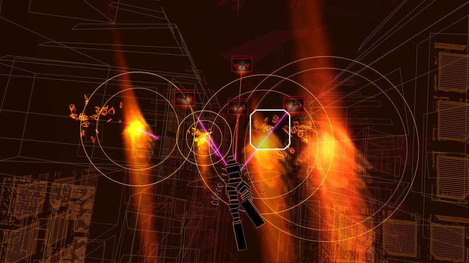 Rez Infinite 游戏画面