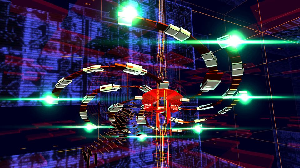 Rez Infinite 游戏画面