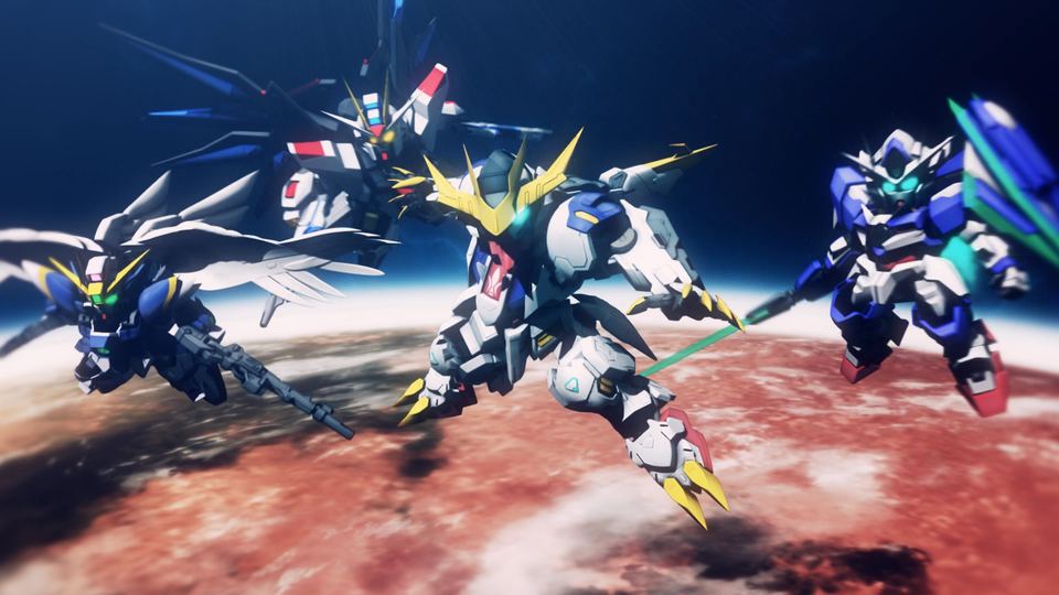 SD GUNDAM G GENERATION CROSS RAYS 游戏画面