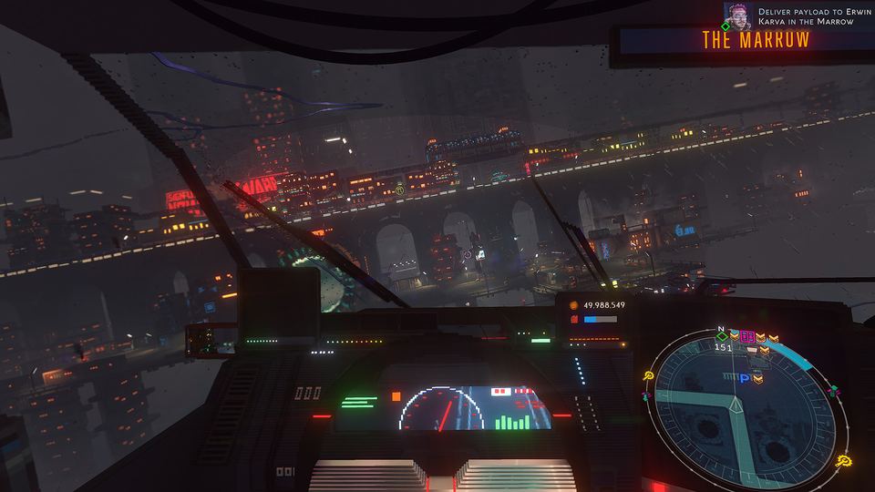 Cloudpunk 游戏画面