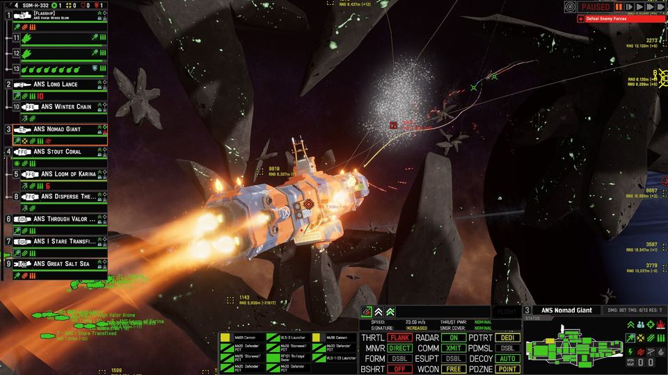 星云:战舰指挥官 NEBULOUS: Fleet Command 游戏画面